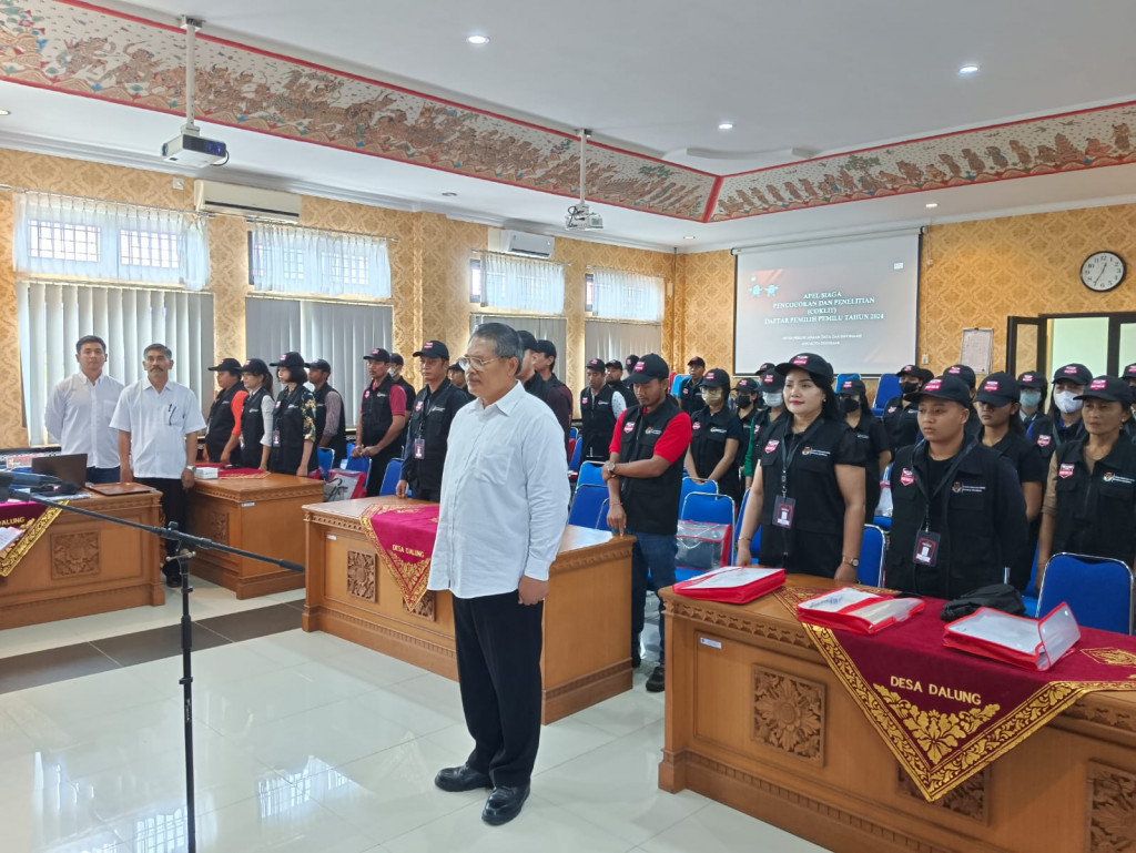 Pantarlih Desa Dalung, Pendataan Awal untuk Mensukseskan Pemilu 2024